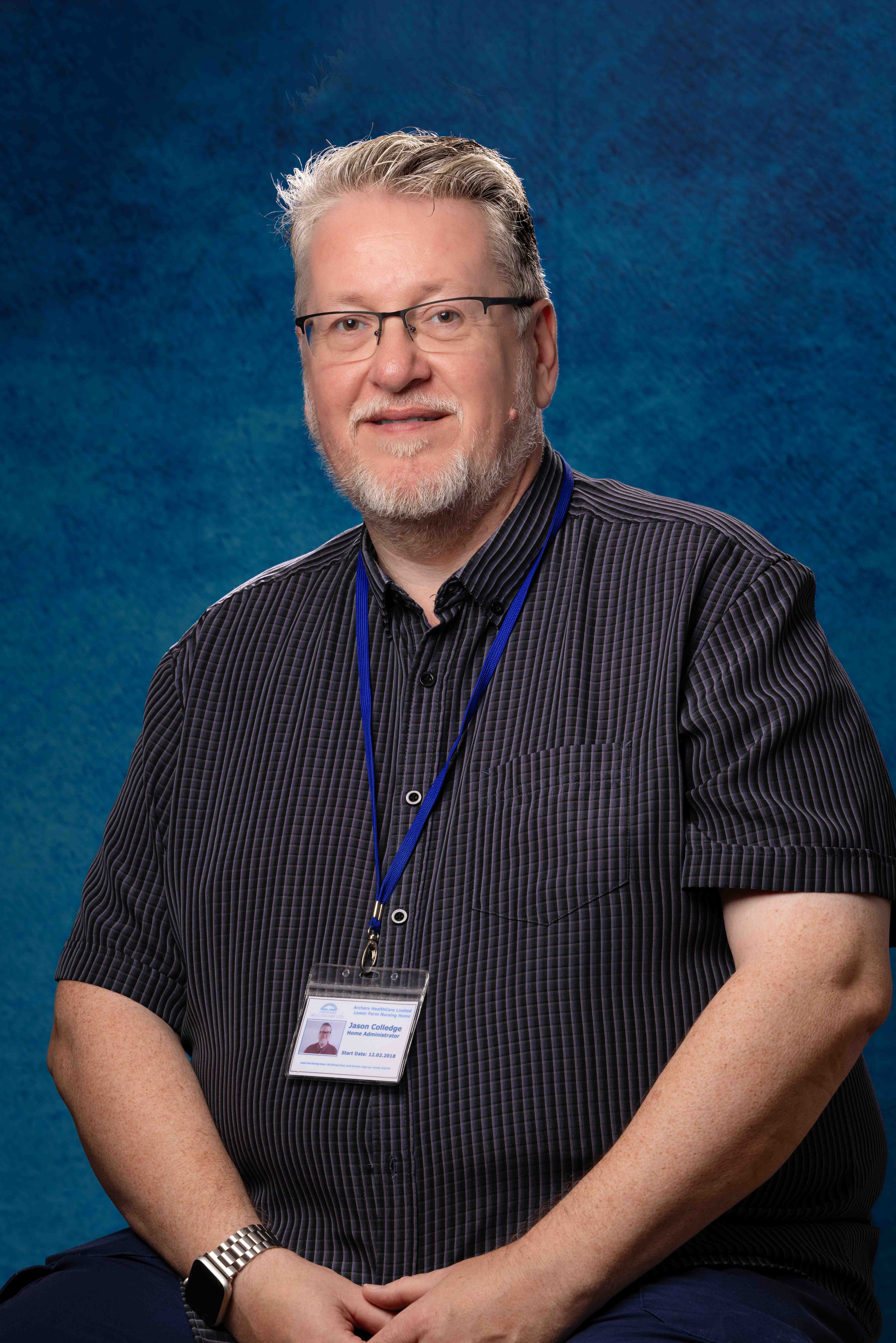 Jason Colledge, Home Administrator at Lower Farm Nursing Home