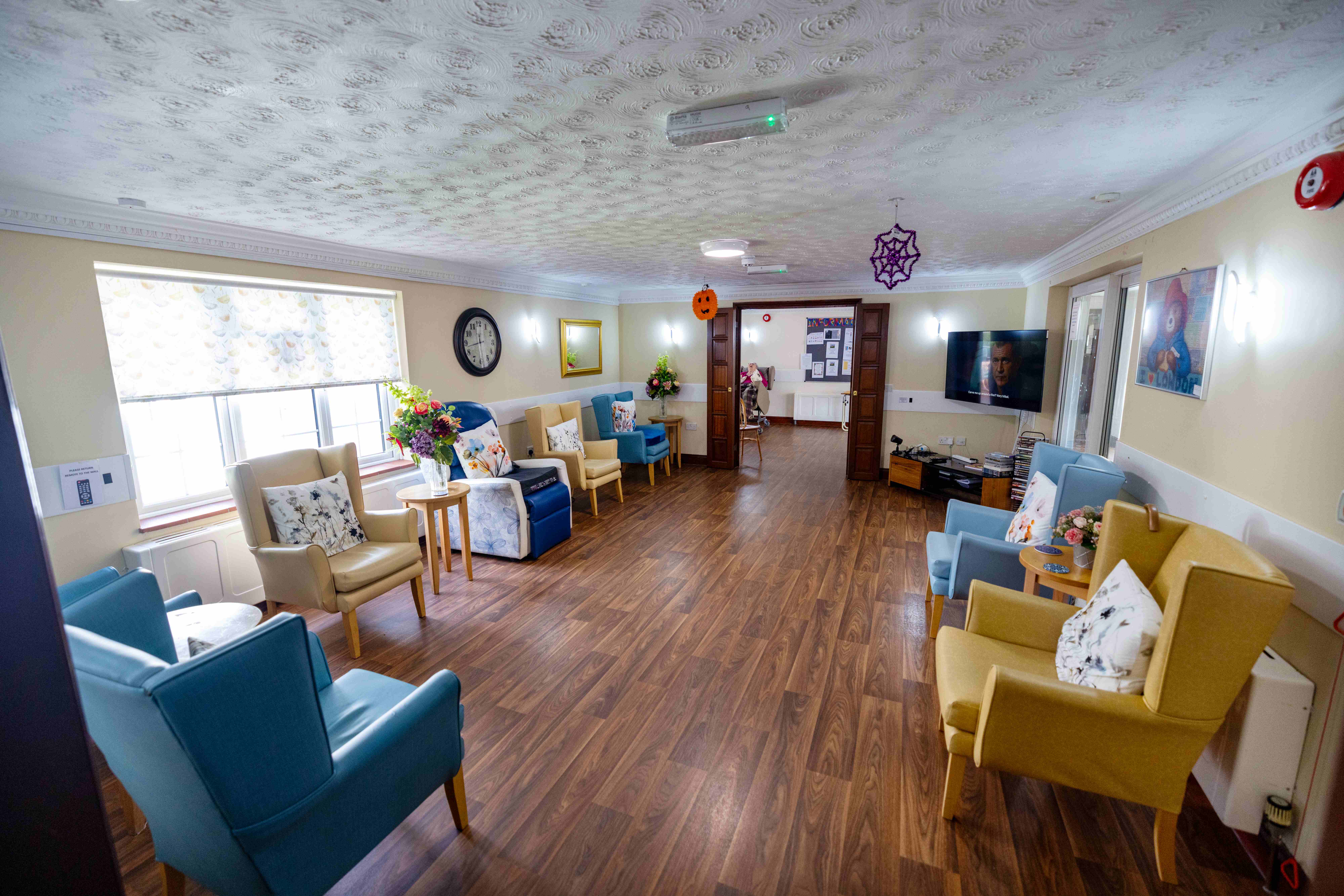 Lower Farm Nursing Home comfortable lounge