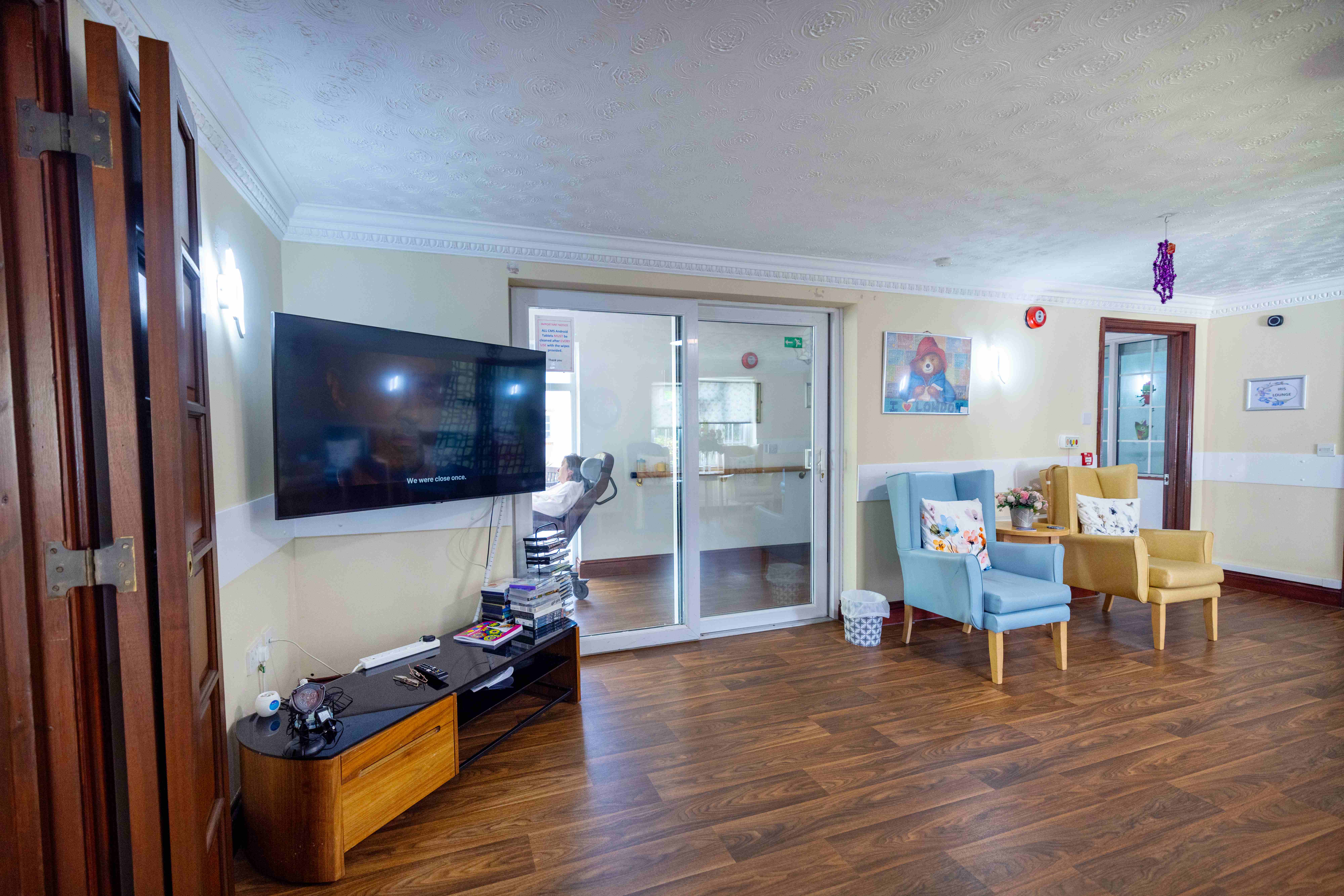 Recreation room with entertainment facilities